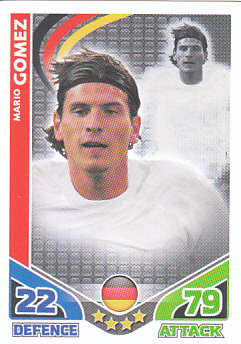 Mario Gomez Germany 2010 World Cup Match Attax #102